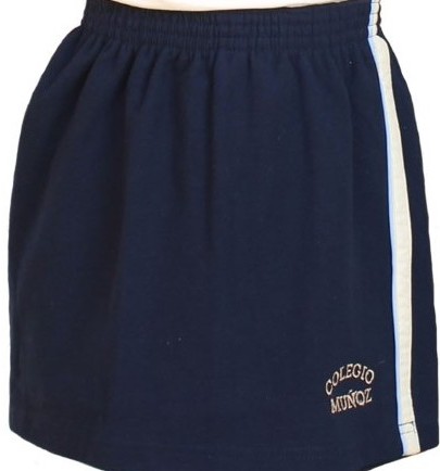 Falda Deportiva Preescolar y Primaria  [talla 2,4,6]