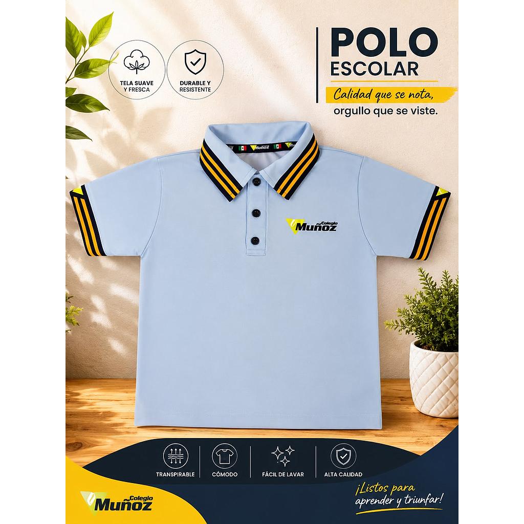 Polo Azul Cielo Dry Fit 